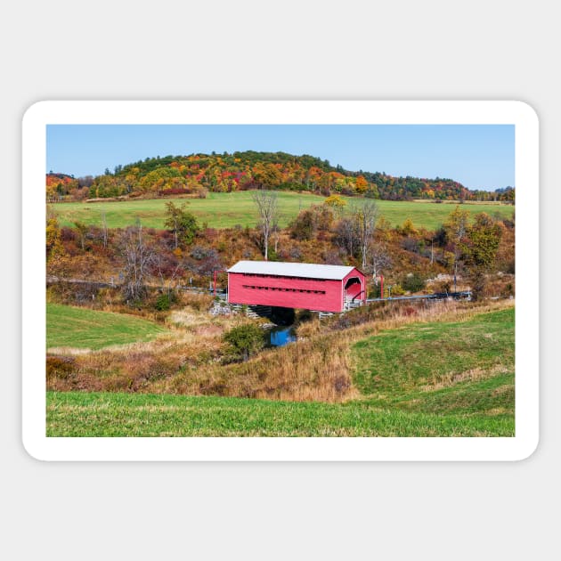 Meech Creek Bridge Sticker by Eunice1